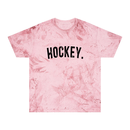 Rustic Design Hockey Adult Unisex Colorblast T-Shirt