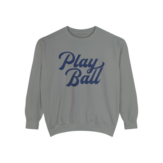 Play Ball Baseball Adult Unisex Premium Crewneck Sweatshirt