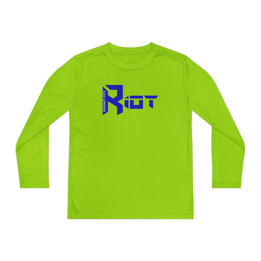 Rocket City Riot Unisex Youth Long Sleeve Competitor Moisture Wicking Shirt