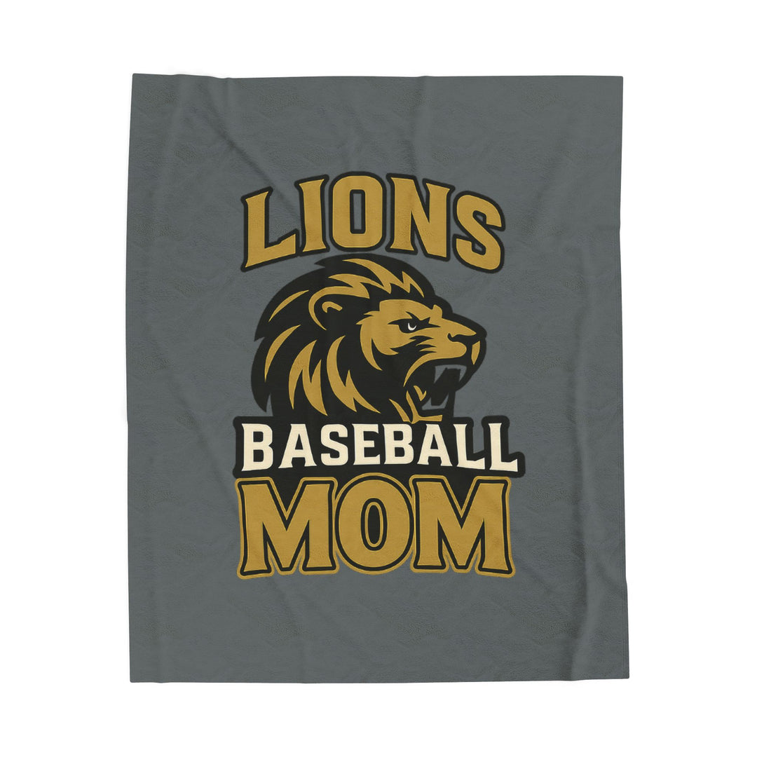 FEBA Lions Baseball Velveteen Plush Blanket