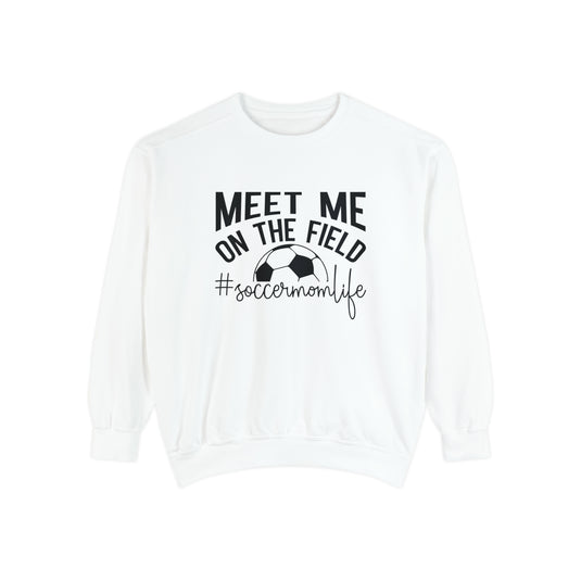 Meet Me on the Field Soccer Adult Unisex Premium Crewneck Sweatshirt