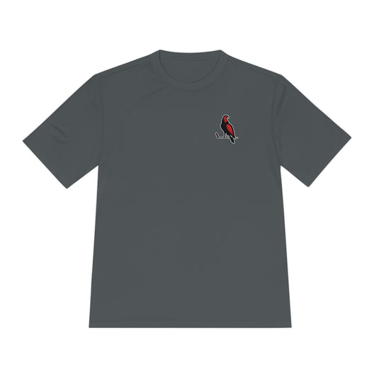 Wheeling Lightningbirds Unisex Adult Moisture Wicking T-Shirt - Bird Only Logo
