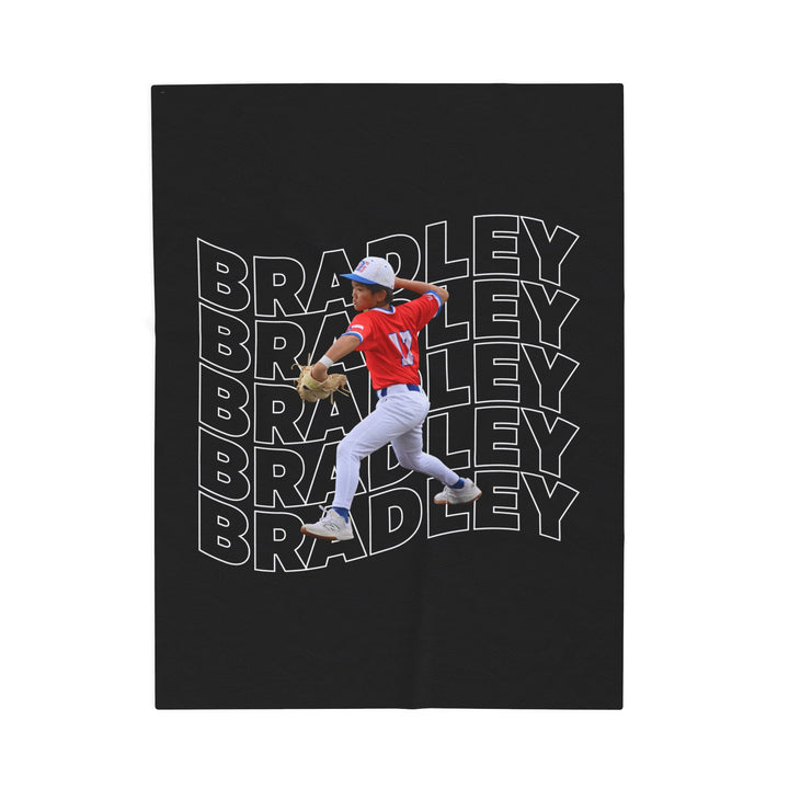 Wavy Design Velveteen Blanket