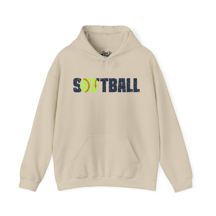Softball Adult Unisex Hooded Sweatshirt