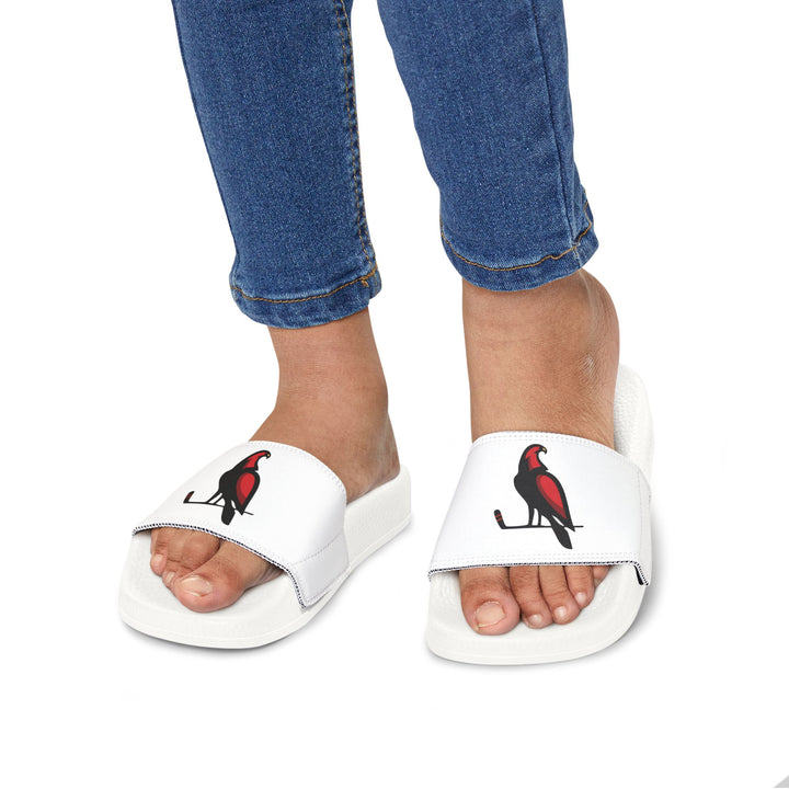 Wheeling Lightningbirds Youth Slide Sandals - Bird Logo Only