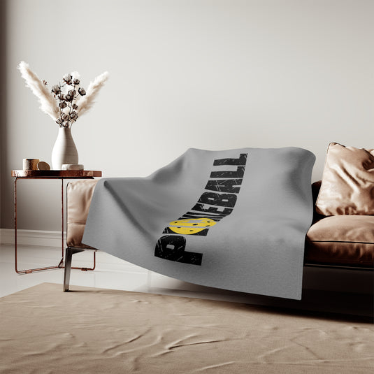 Pickleball Sweatshirt Blanket