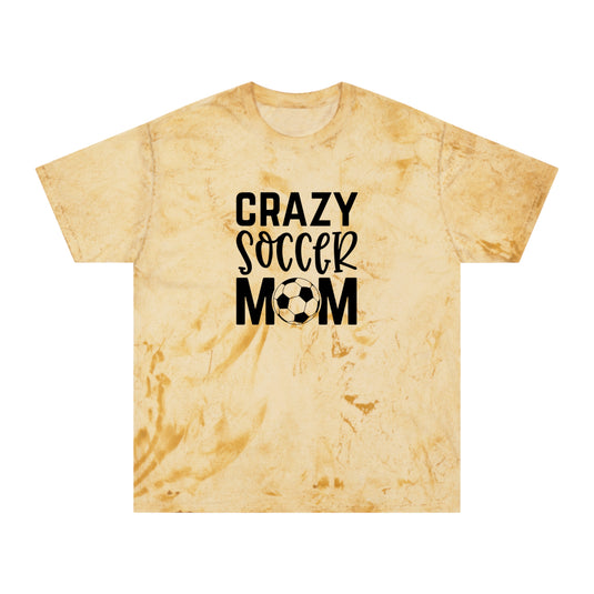 Crazy Soccer Mom Adult Unisex Colorblast T-Shirt