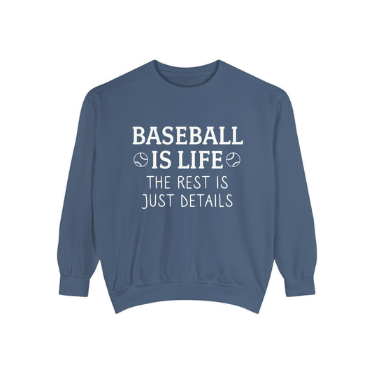 Baseball is Life Adult Unisex Premium Crewneck Sweatshirt