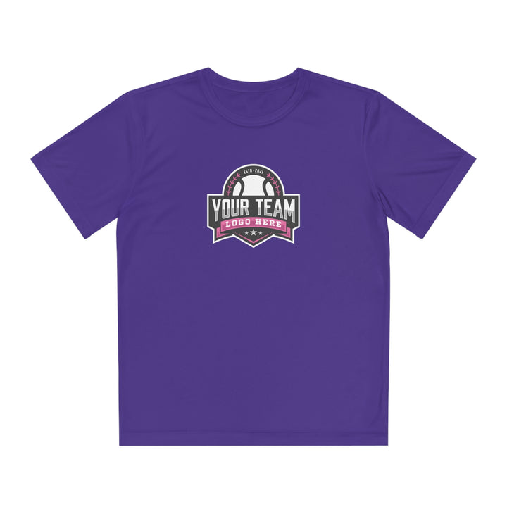 Unisex Youth Short Sleeve Competitor Moisture Wicking T-Shirt Color Options 1