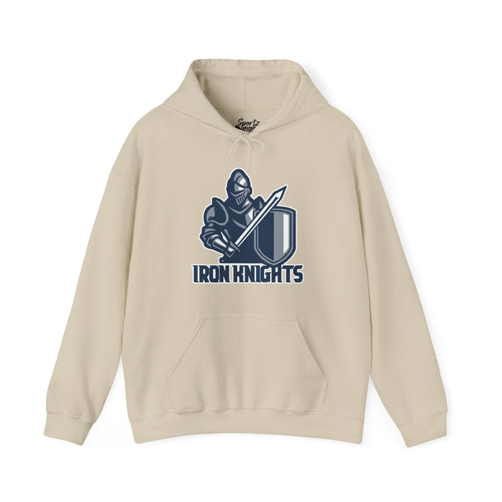 Iron Knights Adult Unisex Hooded Sweatshirt w/Knight Design