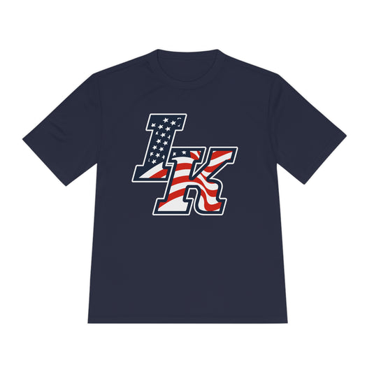 Iron Knights Adult Unisex Moisture Wicking T-Shirt - Flag Design