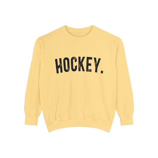 Rustic Design Hockey Adult Unisex Premium Crewneck Sweatshirt