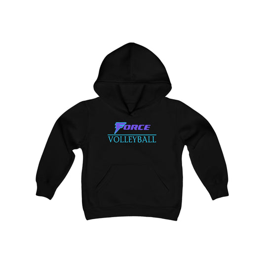 Force Volleyball Club Unisex Youth Basic Hooded Sweatshirt