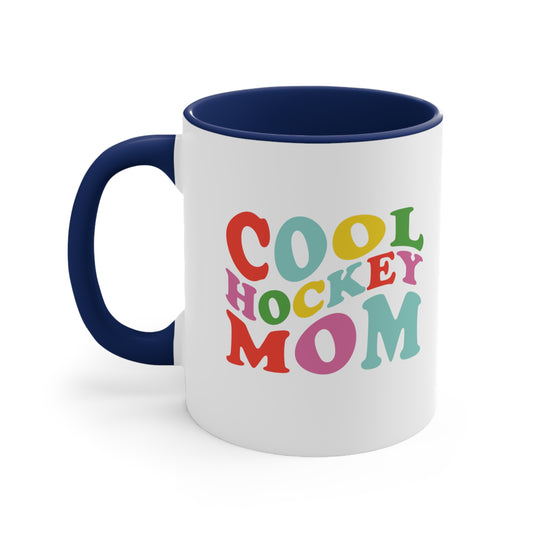 Cool Hockey Mom 11oz Accent Mug