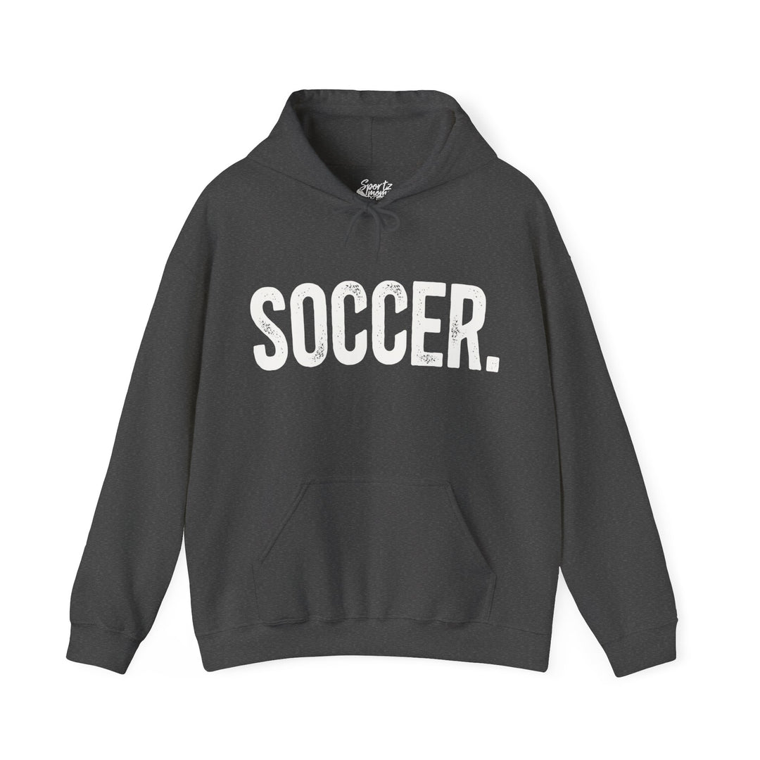 Rustic Design Soccer Adult Unisex Hooded Sweatshirt
