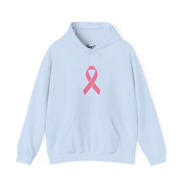 Cancer Ribbon Adult Unisex Hooded Sweatshirt