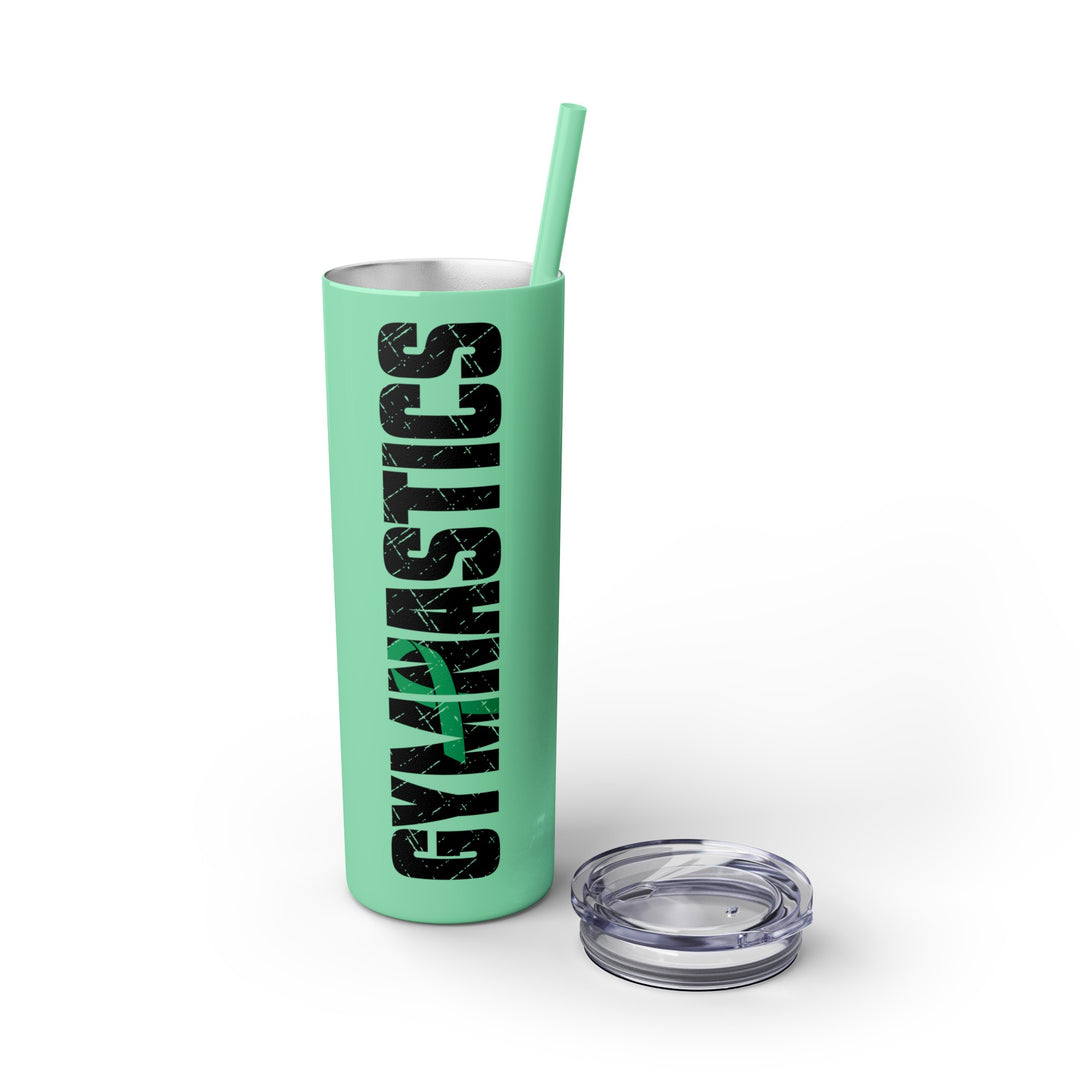 Cancer Ribbon Pick Your Sport 20oz Skinny Tumbler with Straw