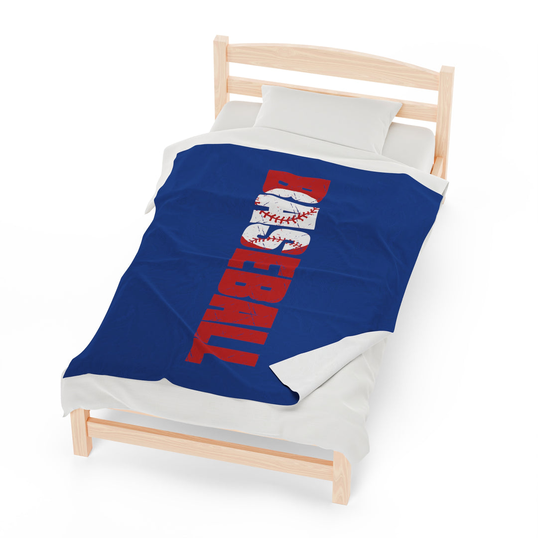 Baseball Plush Blanket