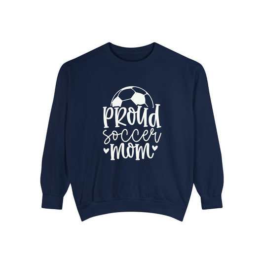 Proud Soccer Mom Adult Unisex Premium Crewneck Sweatshirt