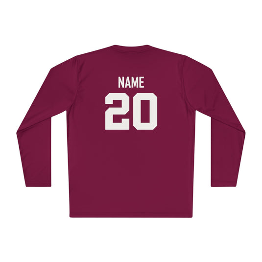 Unisex Adult Long Sleeve Competitor Moisture Wicking Shirt Color Options 1