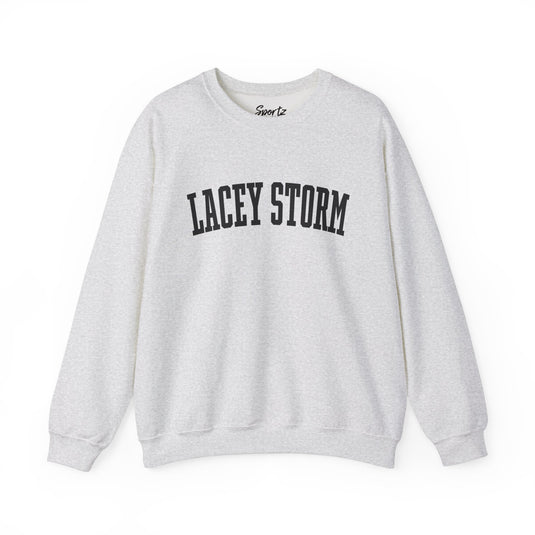 Lacey Storm Unisex Adult Basic Crewneck Sweatshirt - Plain Text Design