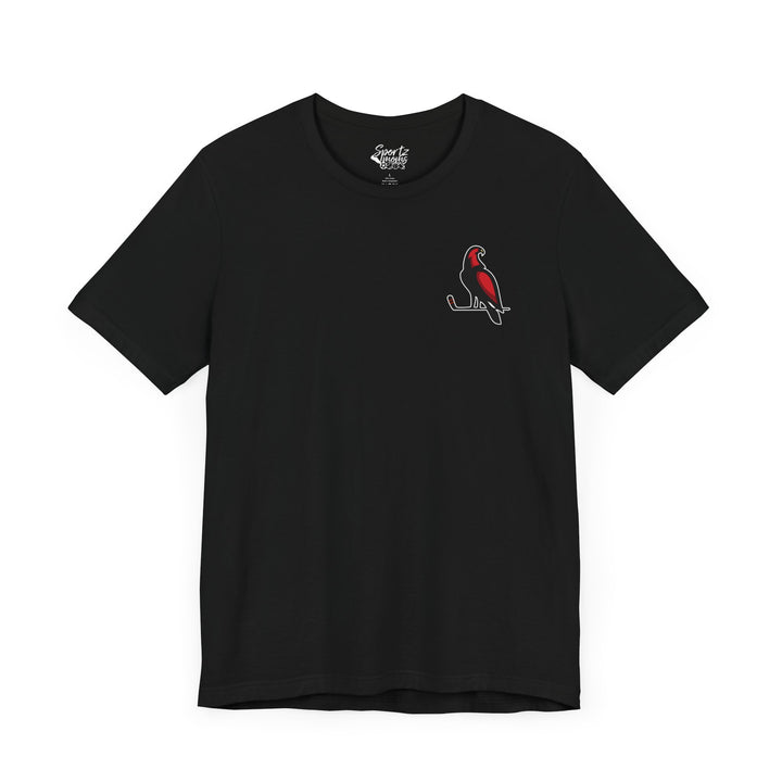 Wheeling Lightningbirds Unisex Adult Mid-Level T-Shirt - Bird Logo Only