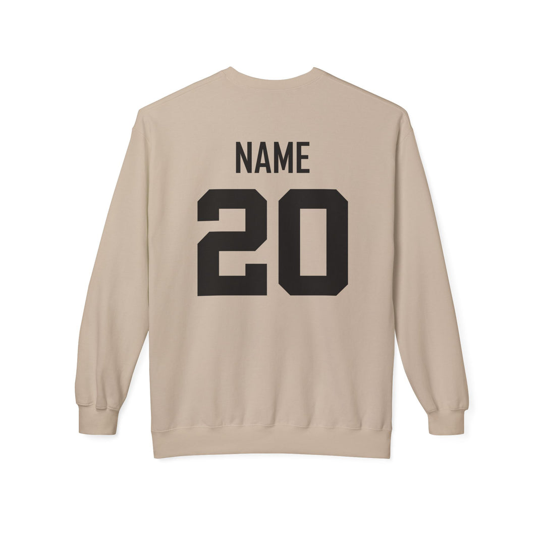 Unisex Adult Midweight Fleece Crewneck Sweatshirt Color Options 1