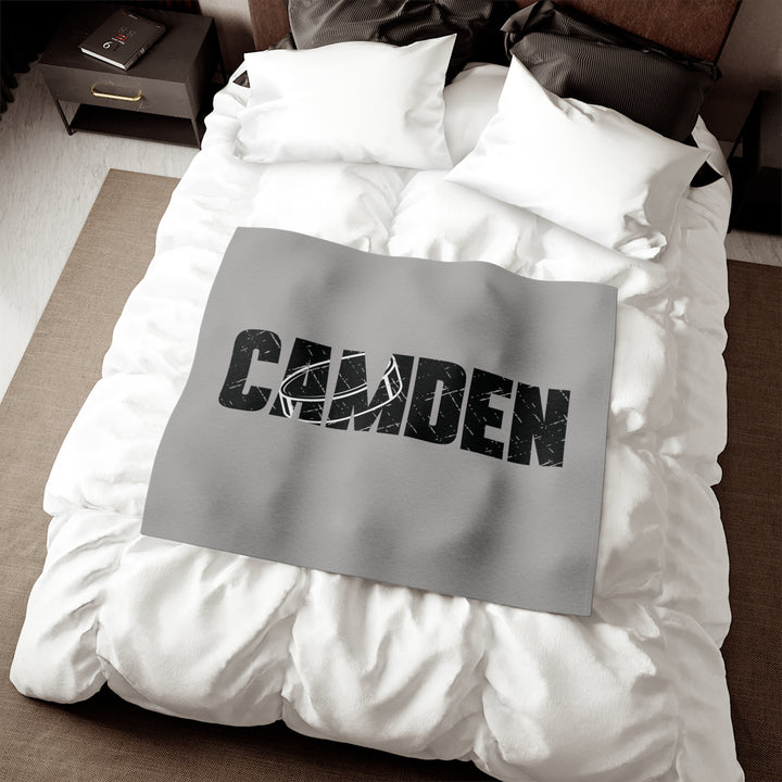 Hockey Sweatshirt Blanket w/Custom Name