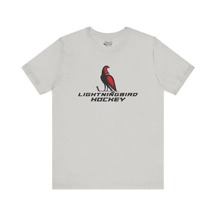 Wheeling Lightningbirds Unisex Adult Mid-Level T-Shirt - Hockey Design