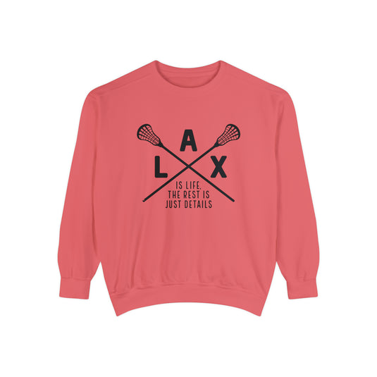 LAX is Life Lacrosse Adult Unisex Premium Crewneck Sweatshirt