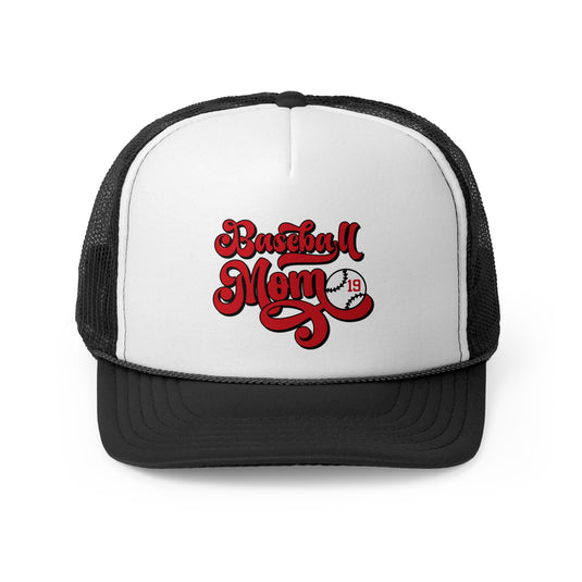 Baseball Mom Personalized Trucker Hat