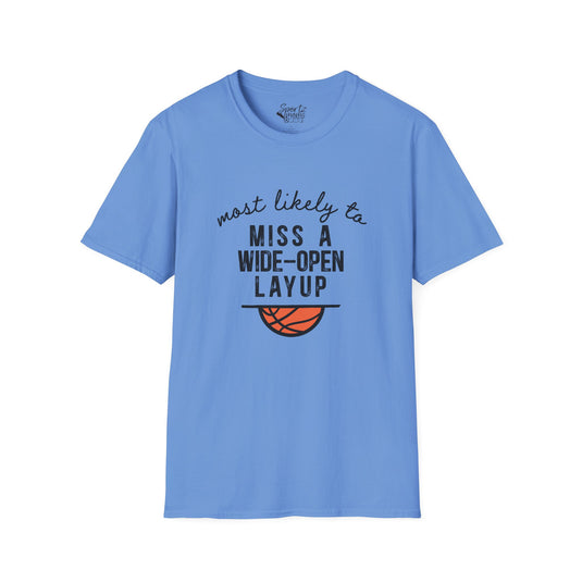 Most Likely To Basketball Adult Unisex Basic T-Shirt