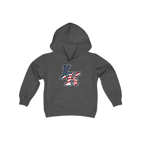 Iron Knights Youth Hooded Sweatshirt w/Flag Design