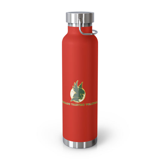 Colorado Valkyrie Volleyball Club Copper Vacuum Insulated Bottle 22oz