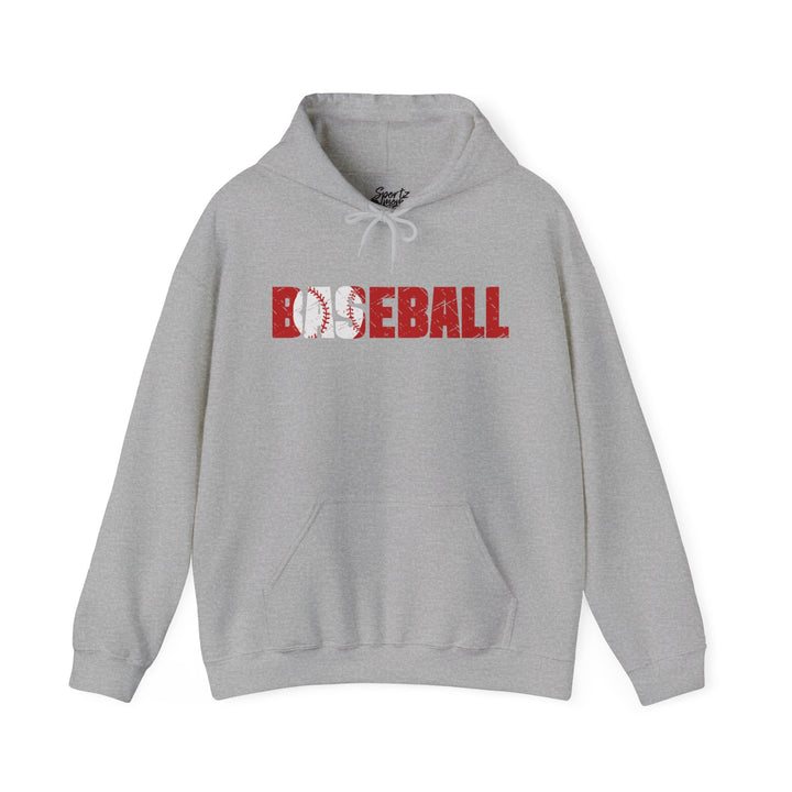 Baseball Adult Unisex Hooded Sweatshirt