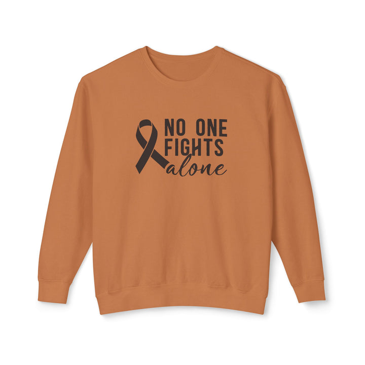 No One Fights Alone Adult Unisex Premium Crewneck Sweatshirt