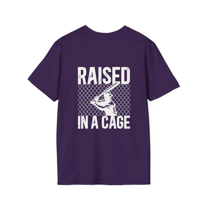 Raised in a Cage Baseball Unisex Adult T-Shirt