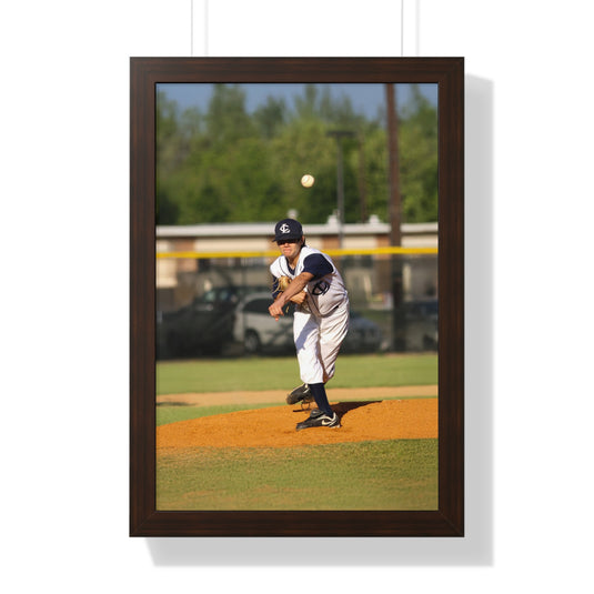 Quick Slants Photography Framed Vertical Poster