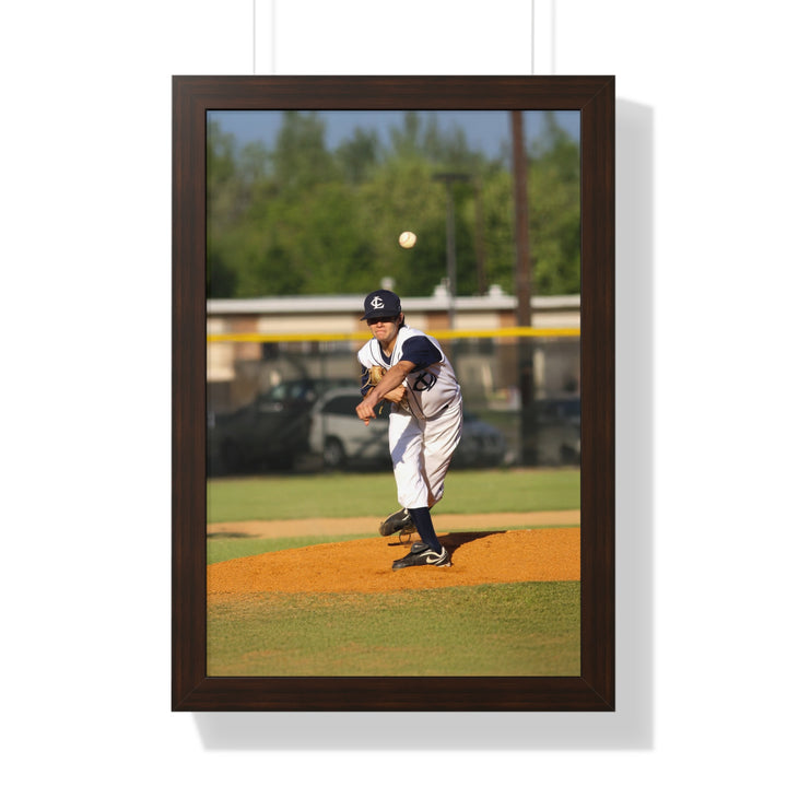 Quick Slants Photography Framed Vertical Poster