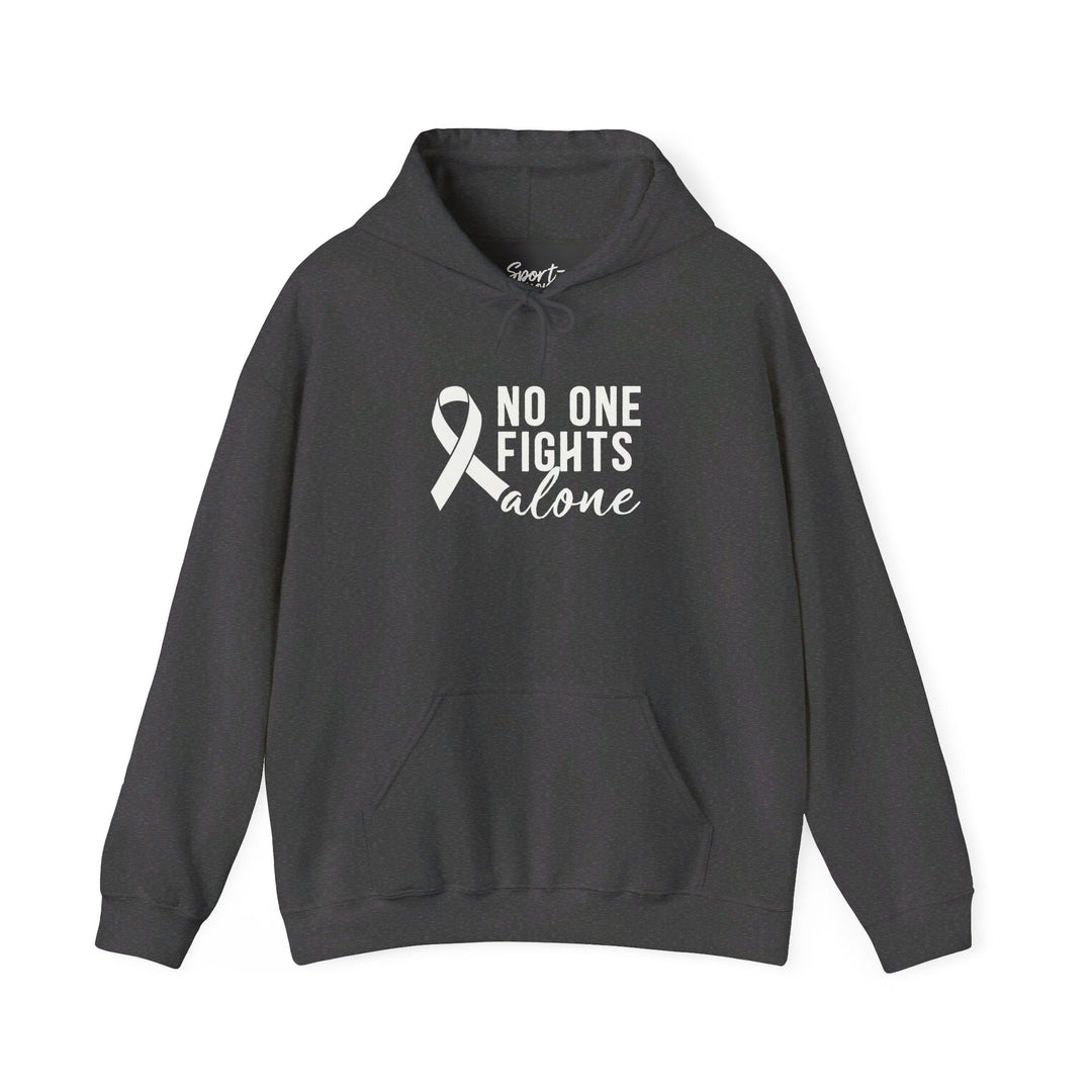No One Fights Alone Adult Unisex Hooded Sweatshirt