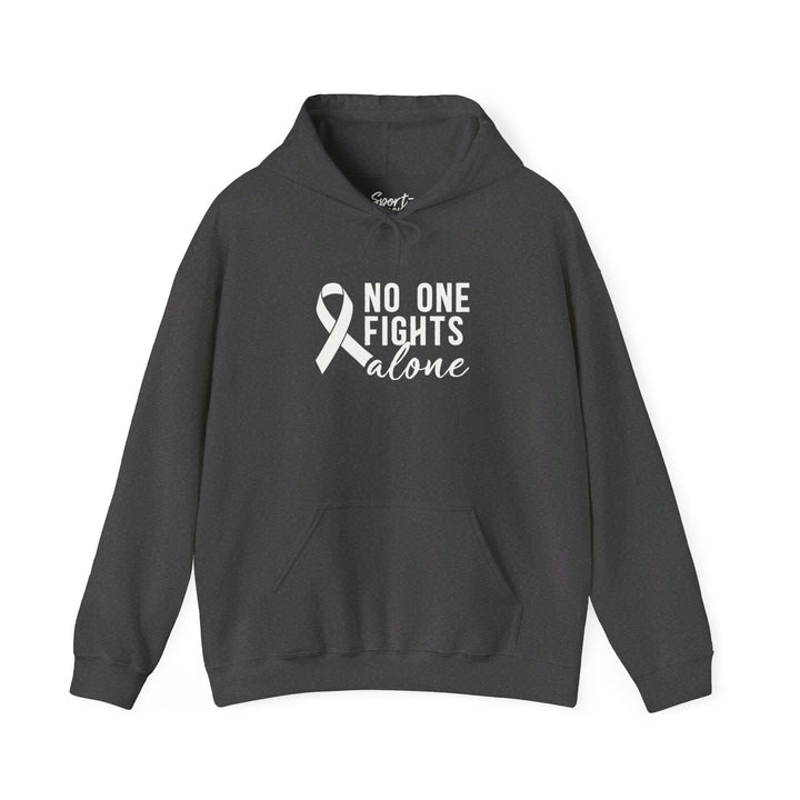 No One Fights Alone Adult Unisex Hooded Sweatshirt