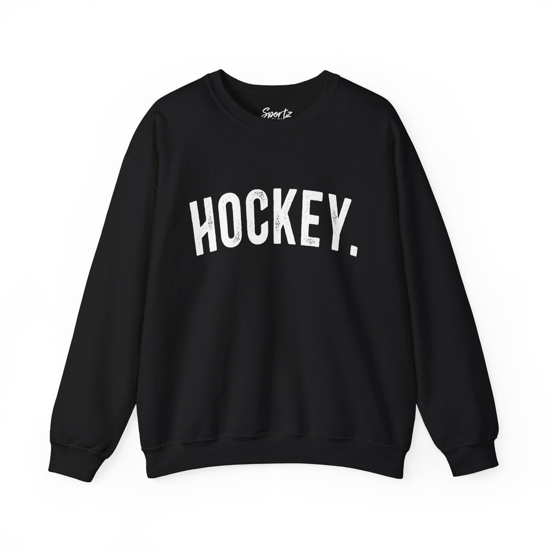 Rustic Design Hockey Adult Unisex Crewneck Sweatshirt
