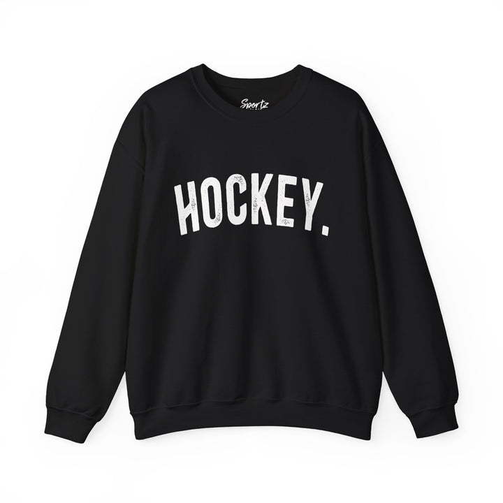 Rustic Design Hockey Adult Unisex Crewneck Sweatshirt