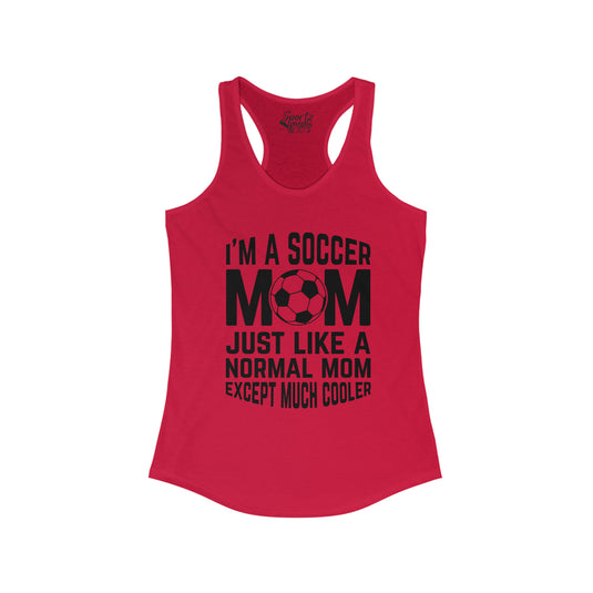 I'm a Soccer Mom Adult Women's Racerback Tank