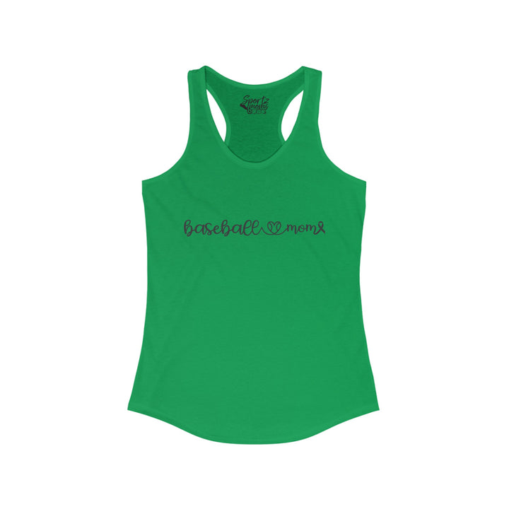 Cancer Collection Pick Your Sport Mom Ribbon & Heart Adult Women's Racerback Tank