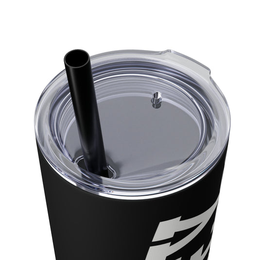 Tall Design Hockey 20oz Skinny Tumbler with Straw in Matte or Glossy