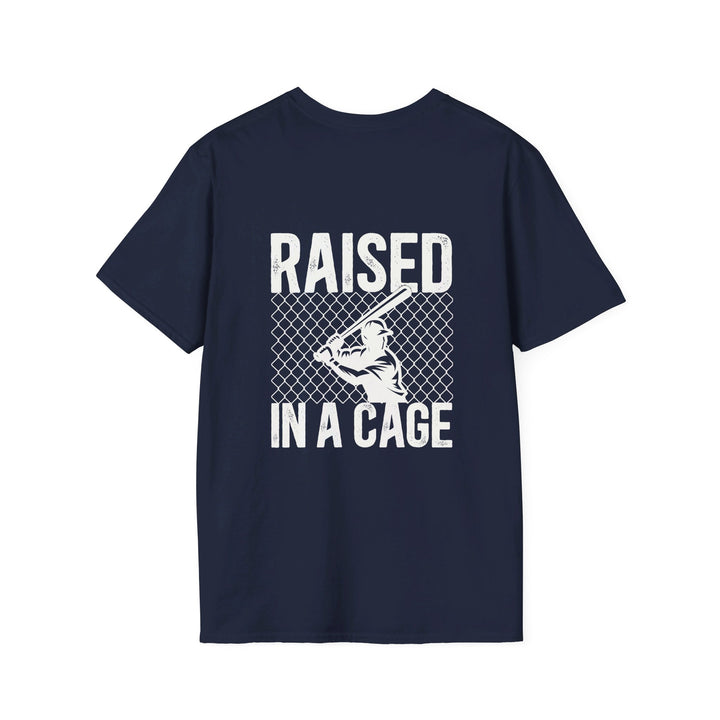 Raised in a Cage Baseball Unisex Adult T-Shirt