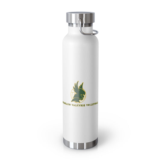 Colorado Valkyrie Volleyball Club Copper Vacuum Insulated Bottle 22oz