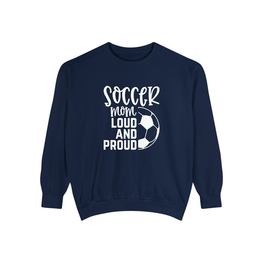 Soccer Mom Loud and Proud Adult Unisex Premium Crewneck Sweatshirt