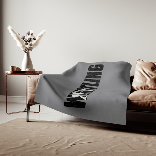 Wrestling Sweatshirt Blanket